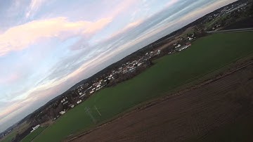 FPV49 maiden flight, with a few crashes..