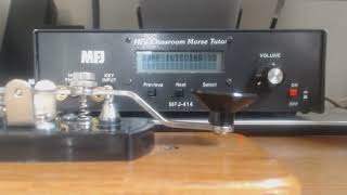 Morse Code Training At 37 Words Per Minute!