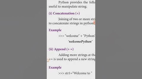 12th computer science chapter 8 string operators