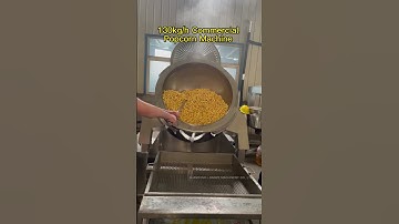 Fully Automatic Big Capacity Caramel Coating Popcorn Machine#popcorn#popcornmachine#shorts