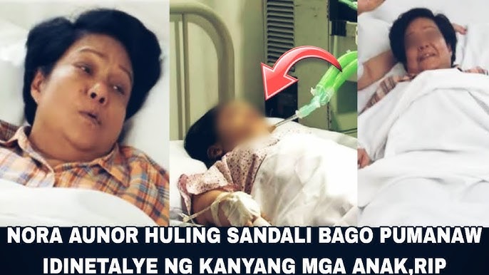 Nora Aunor mga Huling Sandali bago Pumanaw,Nora Aunor Cause of Death,RIP - YouTube