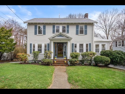 19 Scott Road, Belmont, MA home video tour