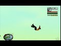 Grand theft auto CJ went flying mid air?