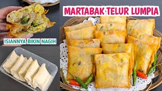 PUNYA TELUR DAN KULIT LUMPIA, DIBUAT INI AJA ENAK BANGET!! MARTABAK TELUR LUMPIA