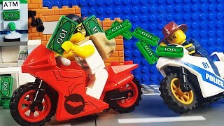 Lego Motorbike Race Speed Champions | Police Car vs Lego ATM Robbery | Toy Cars For Kids