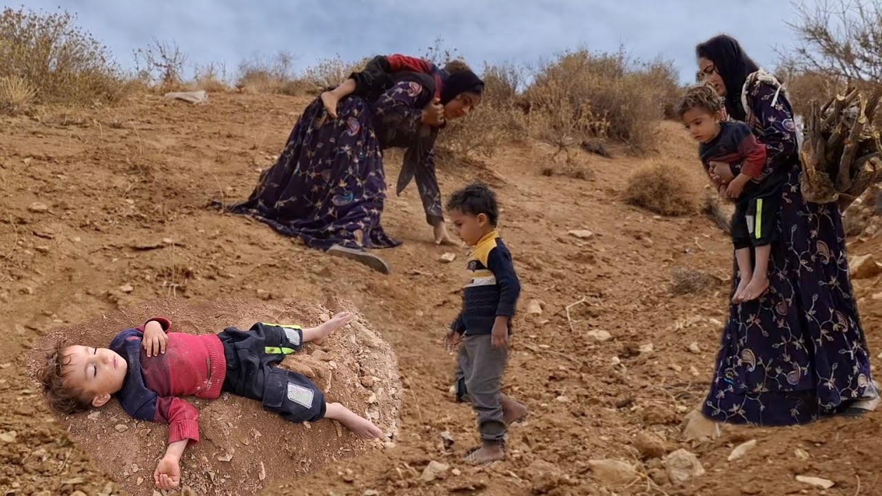 Peak of Danger: A nomadic mother looking for firewood, a cave in the ...