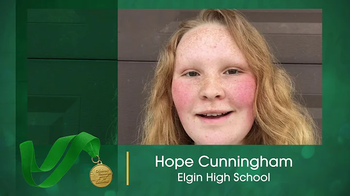 Hope Cunningham Academic All-State Intro Video