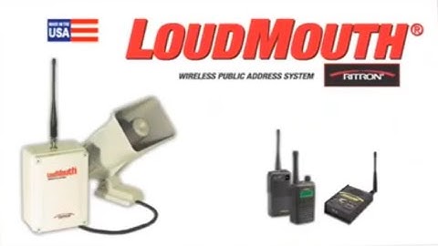 Ritron Loud Mouth Wireless PA System
