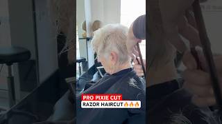 PRO PIXIE RAZOR HAIRCUT: Complete Tutorial Linked Below! 🔥🔥🔥