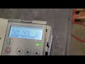 Test run after repair  nordac frequency drive  sk535e902340a