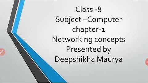 Class-8 Chapter -1 Networking Concepts part-2