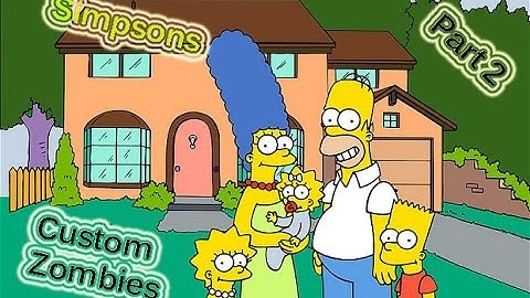 Custom Zombies simpsons Part 2 w/ScopezZ Gaming
