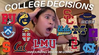 COLLEGE DECISIONS REACTIONS 2026 | (UCs, IVIES, & more + where I committed!) screenshot 1
