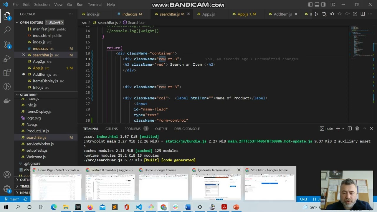 React Stil Bootstrap -1