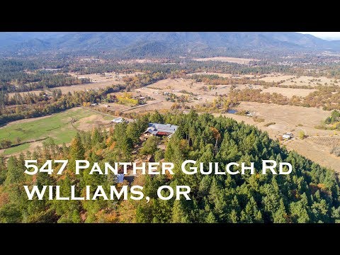 547 Panther Gulch Rd, Williams, OR home video tour