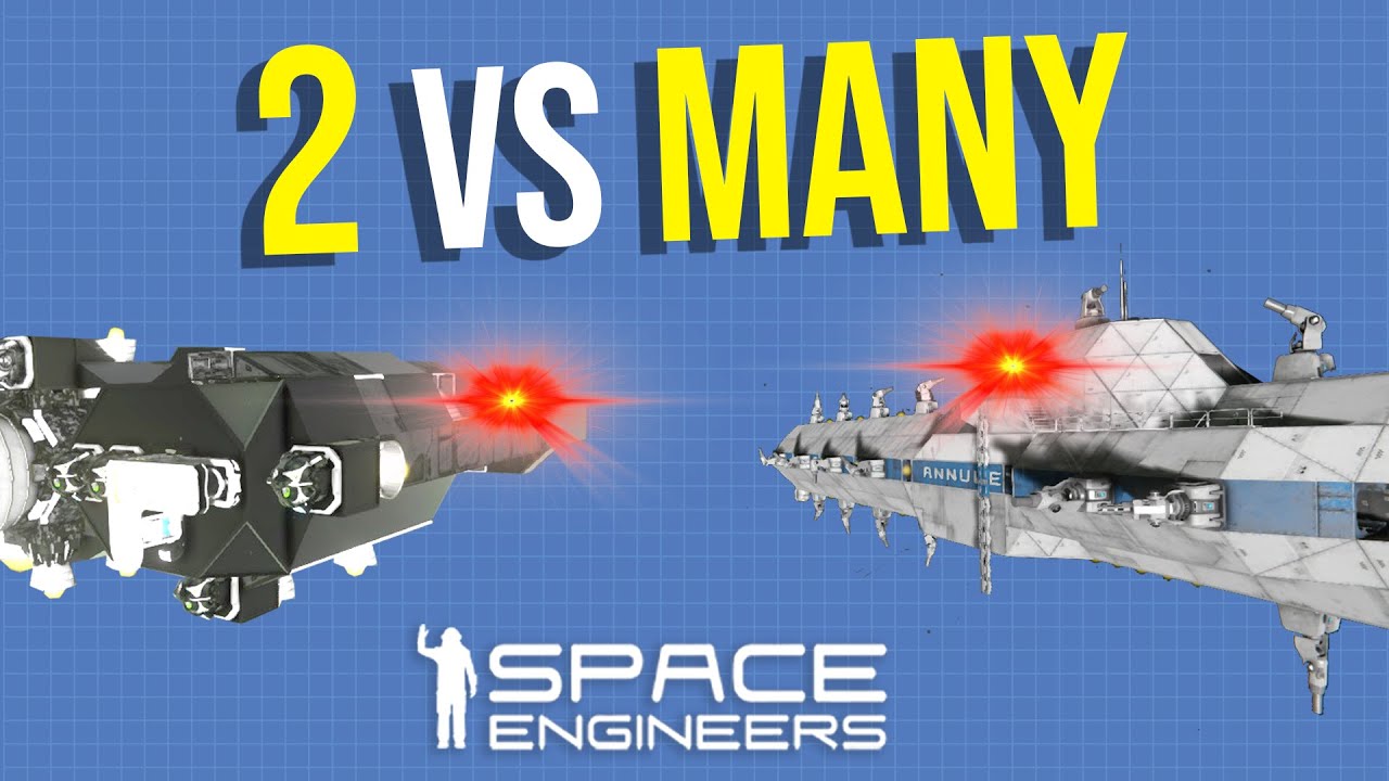 Space Engineers PvP Experts Battle Others in Survival Multiplayer - YouTube