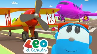 Leo el Camión - Capítulos Completos - Aviones y helicópteros para niños