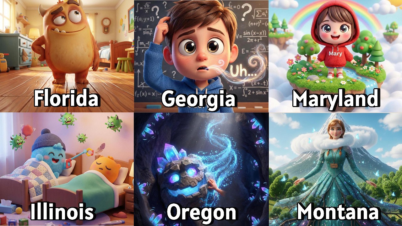 16 забавных составных слов из названий штатов США | Испытание «Буквально против реальности»