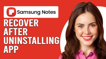 How To Recover Samsung Notes After Uninstalling Apps (Restore Samsung Notes After Uninstalling Apps)