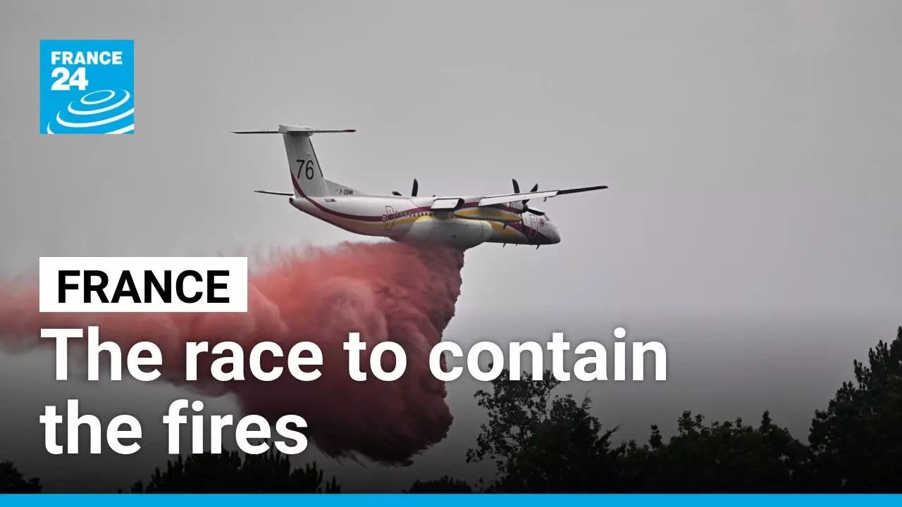 France races to contain fires before new heatwave • FRANCE 24 English