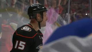 Ryan Getzlaf's Behind-The-Back Assist and Tribute