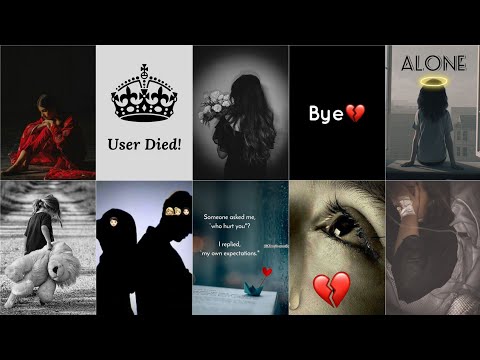 Sad Girl Dpz -3|Broken Heart Girl Dpz|Alone Girl Dp Photo|Miss You Pose| Snapchat Poses