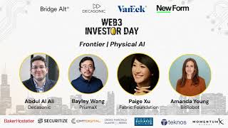 Web3 Investor Day Panel 2026: Physical AI