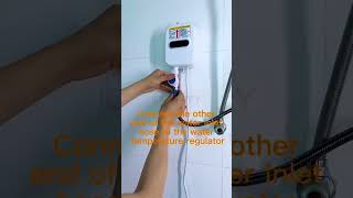 Instant Water Heater Shower 220V Bathroom Faucet EU Plug Hot Water Heater 3500W