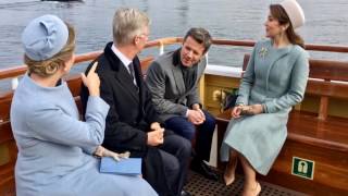 Danish Royal Family with King Philippe and Queen Mathilde