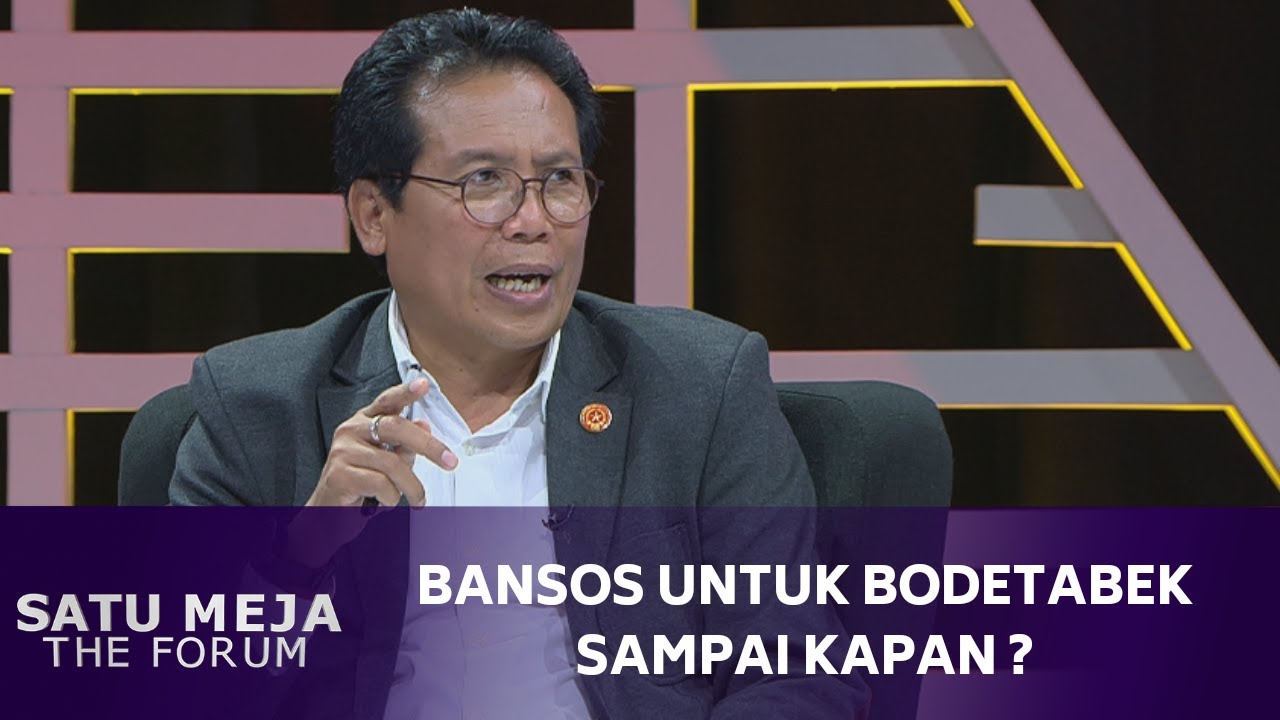 Bansos untuk Bodetabek Sampai Kapan? - SATU MEJA THE FORUM