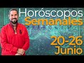 Los Horoscopos Semanales del 20 al 26 de Junio