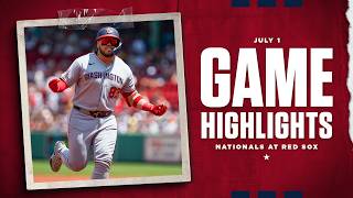 Nationals vs. Red Sox Game Highlights (7/1/26) | MLB Highlights