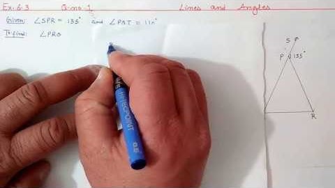 Chapter:6 Ex.6.3 (Q.1,2,3) Lines and Angles | Ncert Maths Class 9 | Cbse.