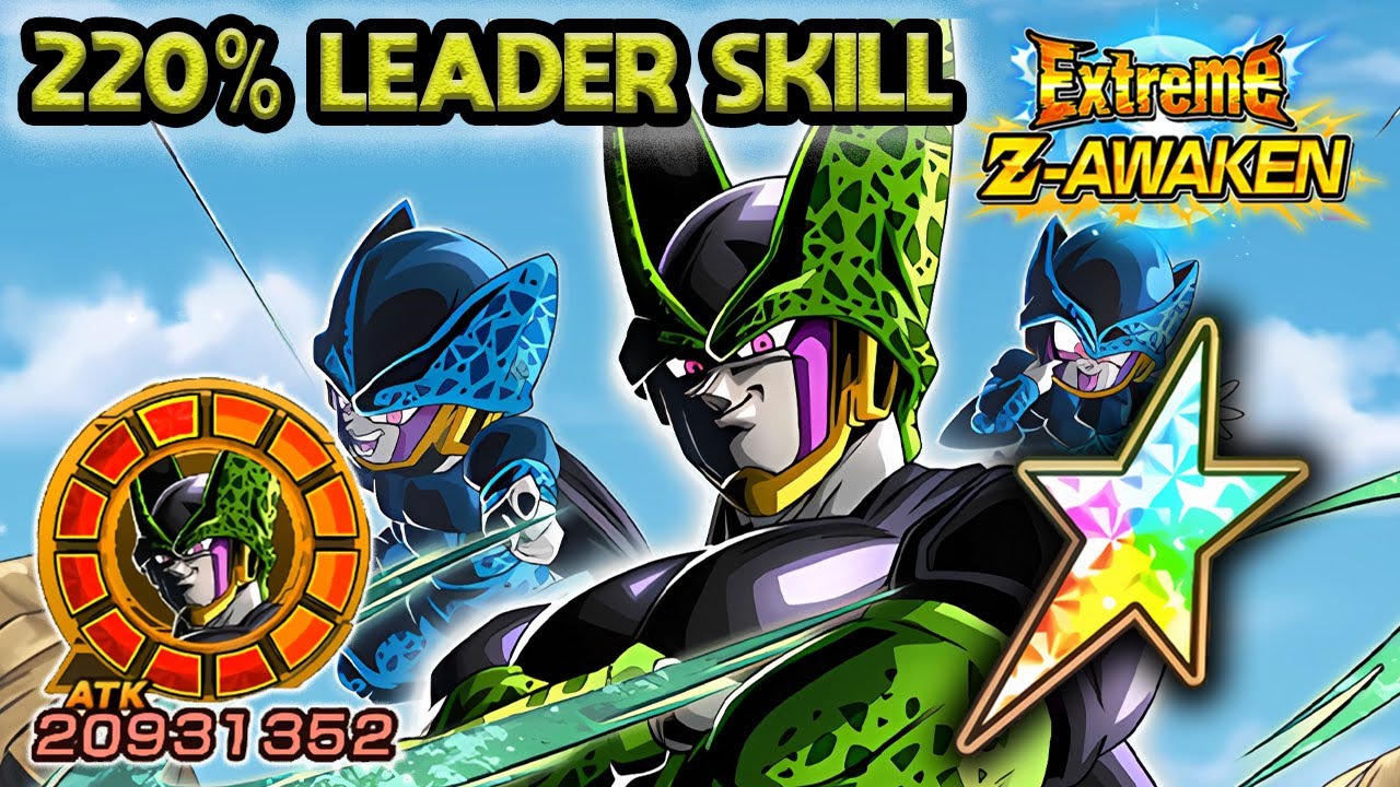 220% LEADER SKILL! 100% EZA PHY LR CELL & CELL JR LEVEL 10 LINKS