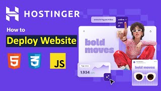 How to Deploy HTML CSS JS Website on Hostinger