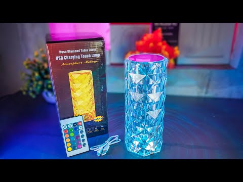 crystal-diamond-lamp-unboxing-|-crystal-lamp-review-|-rose-diamond-touch-lamp