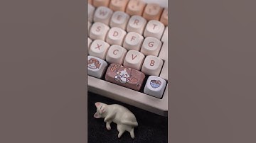 Comment your thoughts on ABM066! #epomaker #aesthetic #keycaps #keyboard #alice #meow #showcase