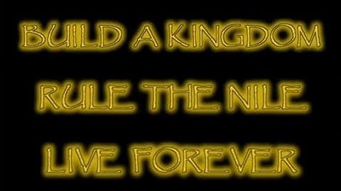 Pharaoh (1999): Original Website Intro Video (Sting)