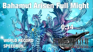 [Final Fantasy VII Rebirth] Bahamut Arisen Full Might Speedrun in 0:14 [WORLD RECORD TIED] [WR TIED]
