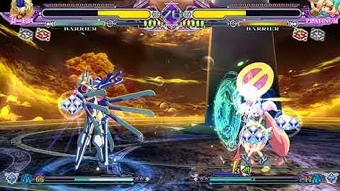 Blazblue continnum shift extend Unlimited Mu-12 vs Unlimited Platinum