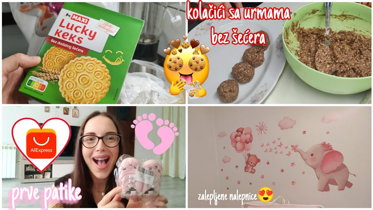 Stigle su nam prve patike!😍 Otvaranje AliExpress paketa! Vrtoglavica🤯 Recept za kolačiće sa urmama👍