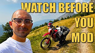 MUST WATCH BEFORE MODDING YOUR MOTORCYCLE