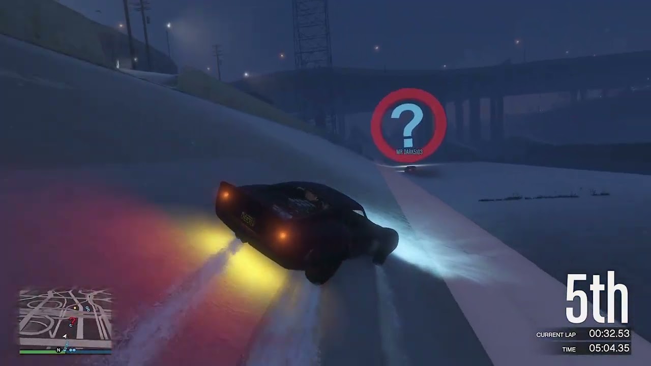 Ramdom All racing in the snow on lxxFLEAxxl's FLEA Infinity Stoned track with the CRE8 Crew.