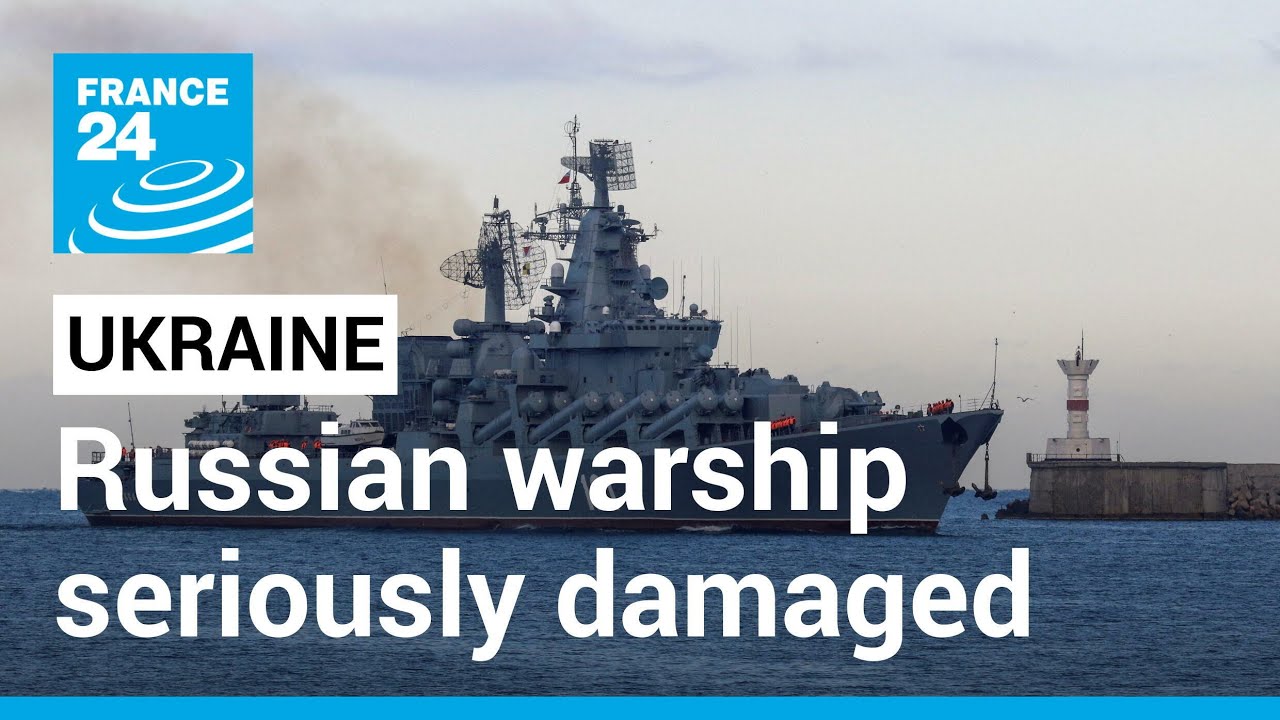 Russia-Ukraine live updates: Russian warship badly damaged ...