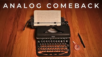 Typewriters | The Opposite of AI