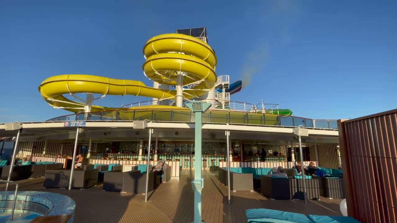 Carnival Miracle Deck 9 Walking Tour - YouTube