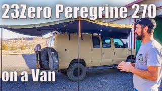 23Zero Peregrine 270 Degree Awning on a Van