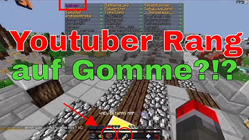 BUG? HACK? Tutorial für den YouTuber Rang? YouTuber-Rang auf GommeHD.net