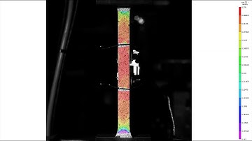 Uni-axial Tensile Test using Digital Image Correlation
