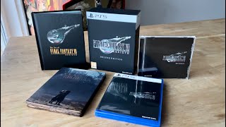 Final Fantasy VII Part 2 Rebirth Deluxe Edition Unboxing ASMR